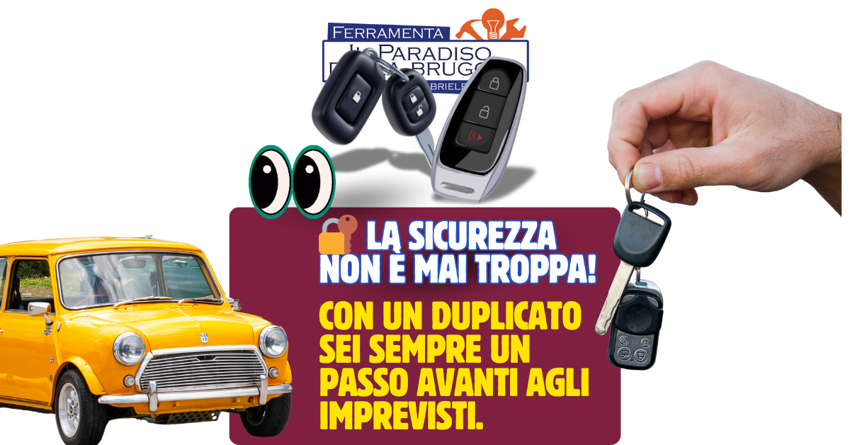 Duplicato chiavi auto